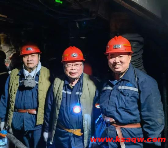 贵州豫能总经理范杰到新田煤矿检查指导工作