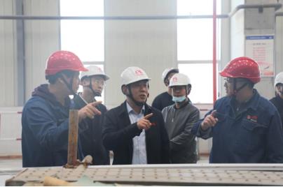 集团公司专项检查组到富县电厂项目检查指导