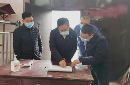 山焦西山官地矿领导督导疫情防控及地面安全工作