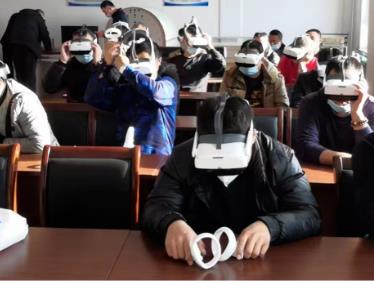 兴安煤矿开展警示教育VR系统教学