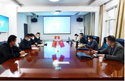贵州豫能工会主席陈晓到新田煤矿调研