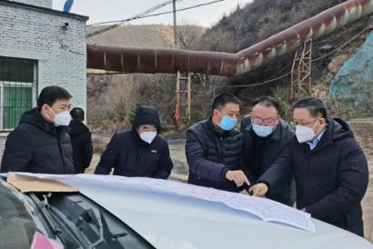 山焦西山官地矿领导督导南化沟热风站工作