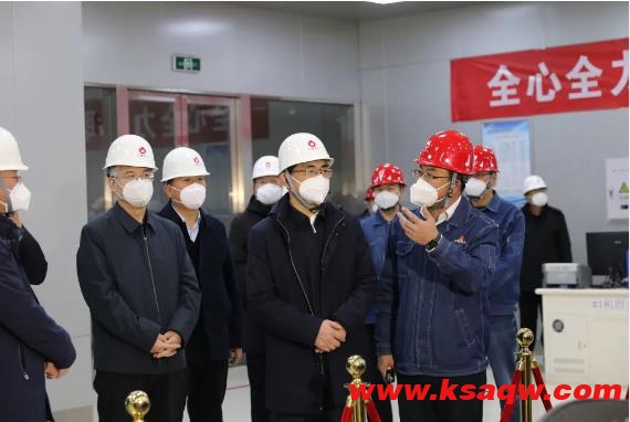 白银市领导到白银热电公司慰问和调研