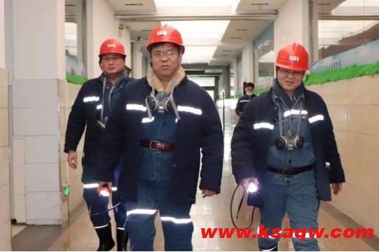 肖庆华到榆树井煤矿包保督导节后复工复产工作