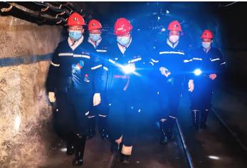 义马市委副书记、市长袁锐锋到千秋煤矿调研指导工作