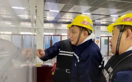 西山煤电领导到官地矿督导安全生产工作
