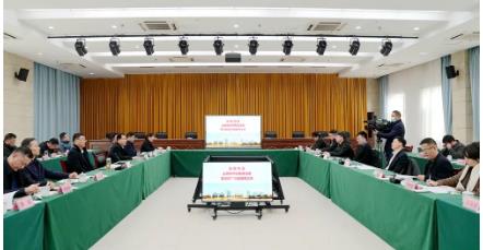 上海市闵行区吴泾镇领导来煤业公司调研交流