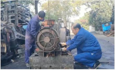 平煤股份六矿机电工厂修旧利废永远在路上