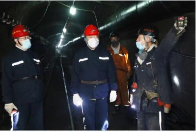 韩福生到新陆矿检查指导工作时强调抓好煤质管理加强成本控制提高经济效益