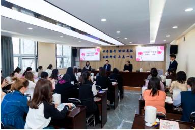 大唐龙王沟煤矿公司举办“三八”妇女节花艺培训活动