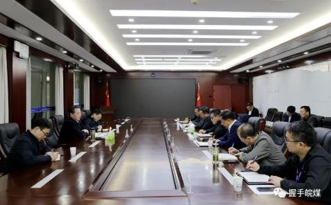 皖北煤电集团公司党委书记、董事长、总经理杨林到钱营孜矿调研指导工作