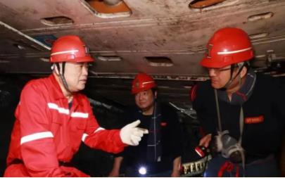 鲁西矿业党委副书记、董事、总经理王立宝到郭屯煤矿检查指导工作