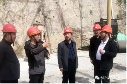 眭一平到大阳煤矿水平延深（配采）项目检查指导工作