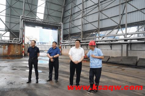 王忠刚到鲁西储配煤基地曹庄园区调研指导工作