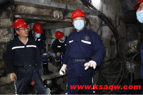 韩福生到矿建处检查指导工作时强调系统解决盾构机问题发挥先进装备优势