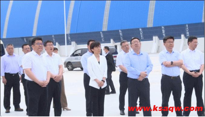 泰安市委书记杨洪涛来我集团公司、鲁西储配煤基地调研指导工作