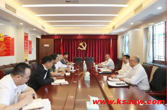 恒源煤矿集团公司党委委员、副总经理陈稼轩到我矿调研指导工作