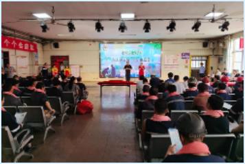 淮河能源集团谢桥煤矿举办2023年安全生产月安全咨询日暨安全承诺签名活动