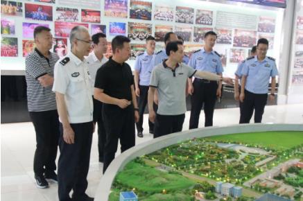 白银市公安局平川分局政委韩伟茂到魏家地矿调研