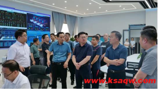 山丹县领导到大水头矿观摩学习矿井智能化建设工作