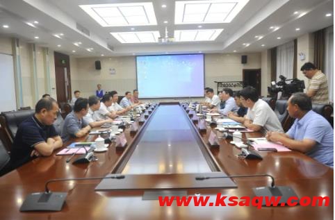 王世森会见中国煤炭地质总局水文地质局客人
