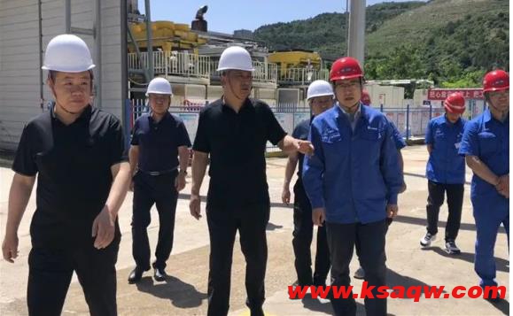 山焦西山领导到官地矿风峪沟瓦斯抽采泵站督导安全工作