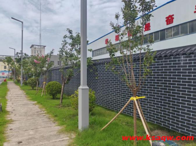 小材大用“隐患”变风景 金桥煤矿利用废旧物搭建护栏