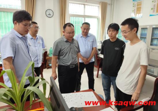 集团公司组织人事部到义桥煤矿慰问矿大实习学生
