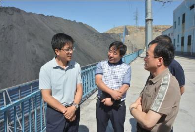 张锋刚到魏家地矿调研煤炭运销工作