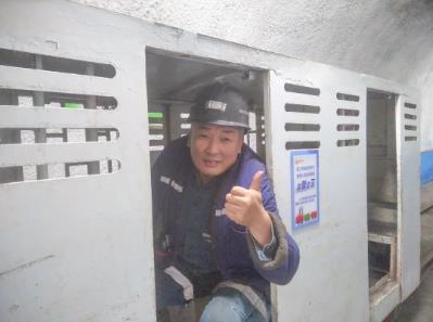 阳城煤矿井下开通“流水班车”啦！