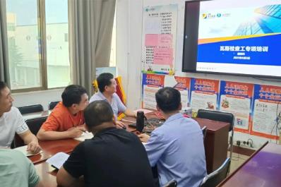 运河煤矿组织瓦检员专项技能培训