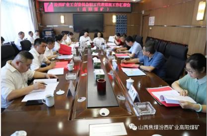 汾西矿业工会对高阳煤矿职工代表巡视工作进行督导检查