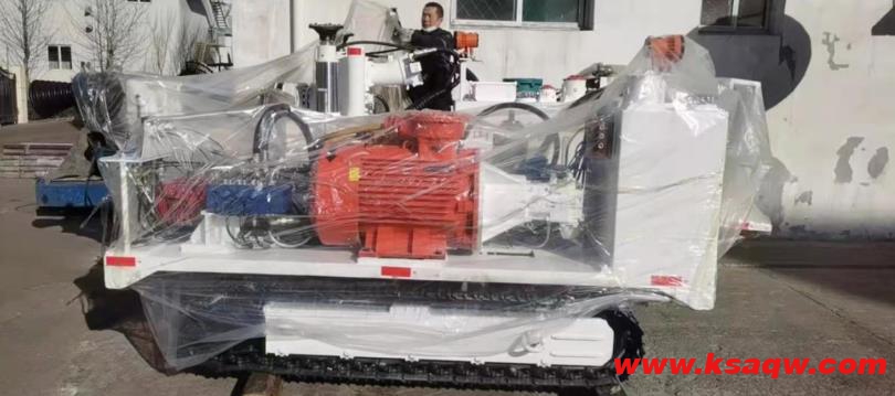 古城煤矿第一台小型定向钻机顺利投用