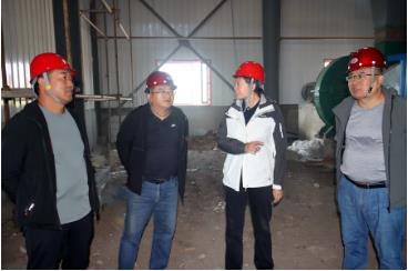 免渡河镇领导到牙星煤矿检查重点工程建设情况