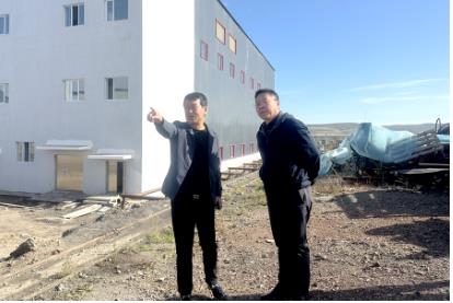 集团公司董事长蔡军到牙星煤矿检查指导重点项目建设工作